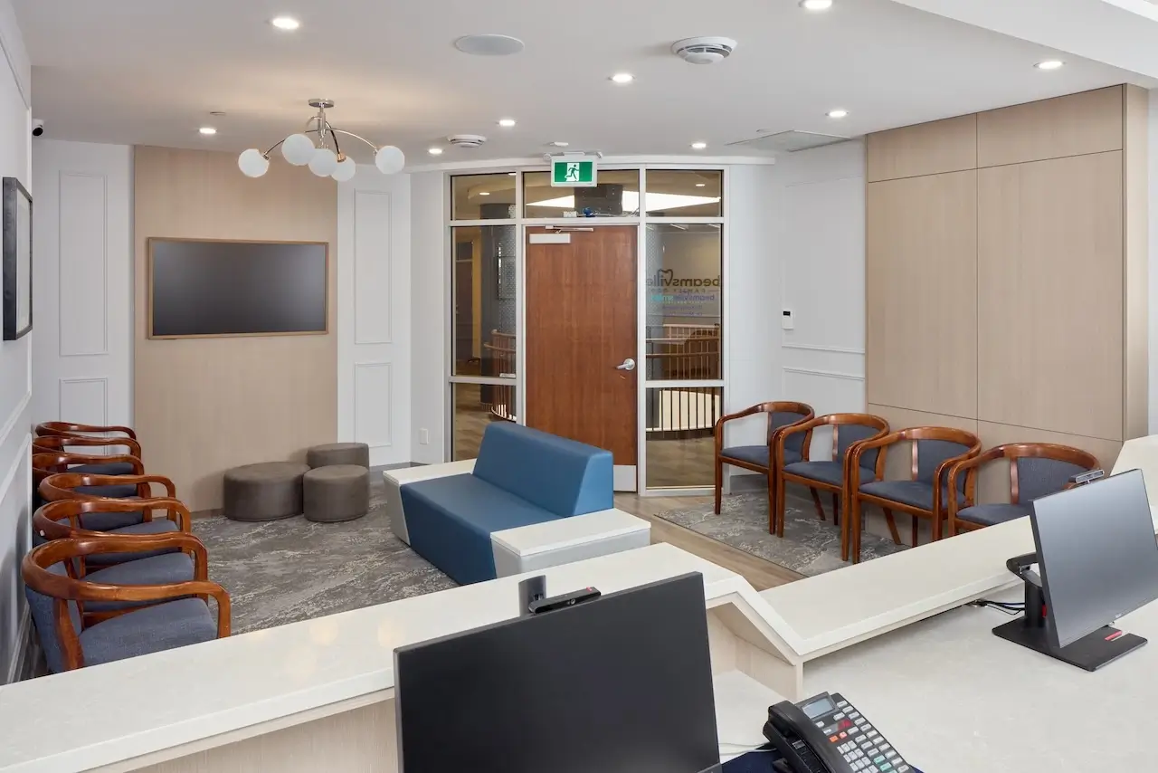 Beamsville Smiles office seating area